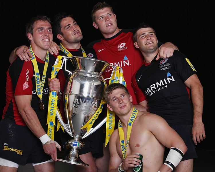 Leicester tigers v saracens aviva premiership final