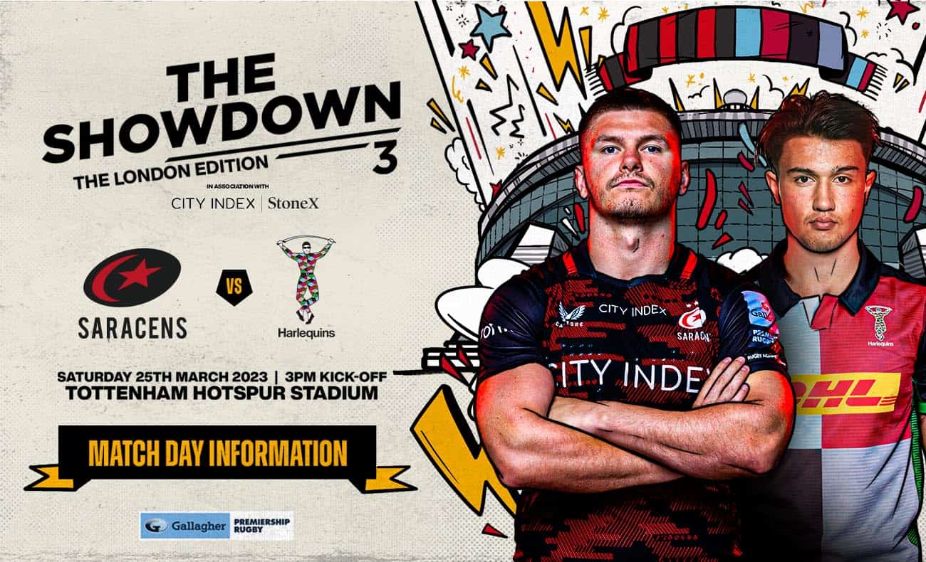 Match Day Guide - The Showdown 2, in association with City Index - Saracens