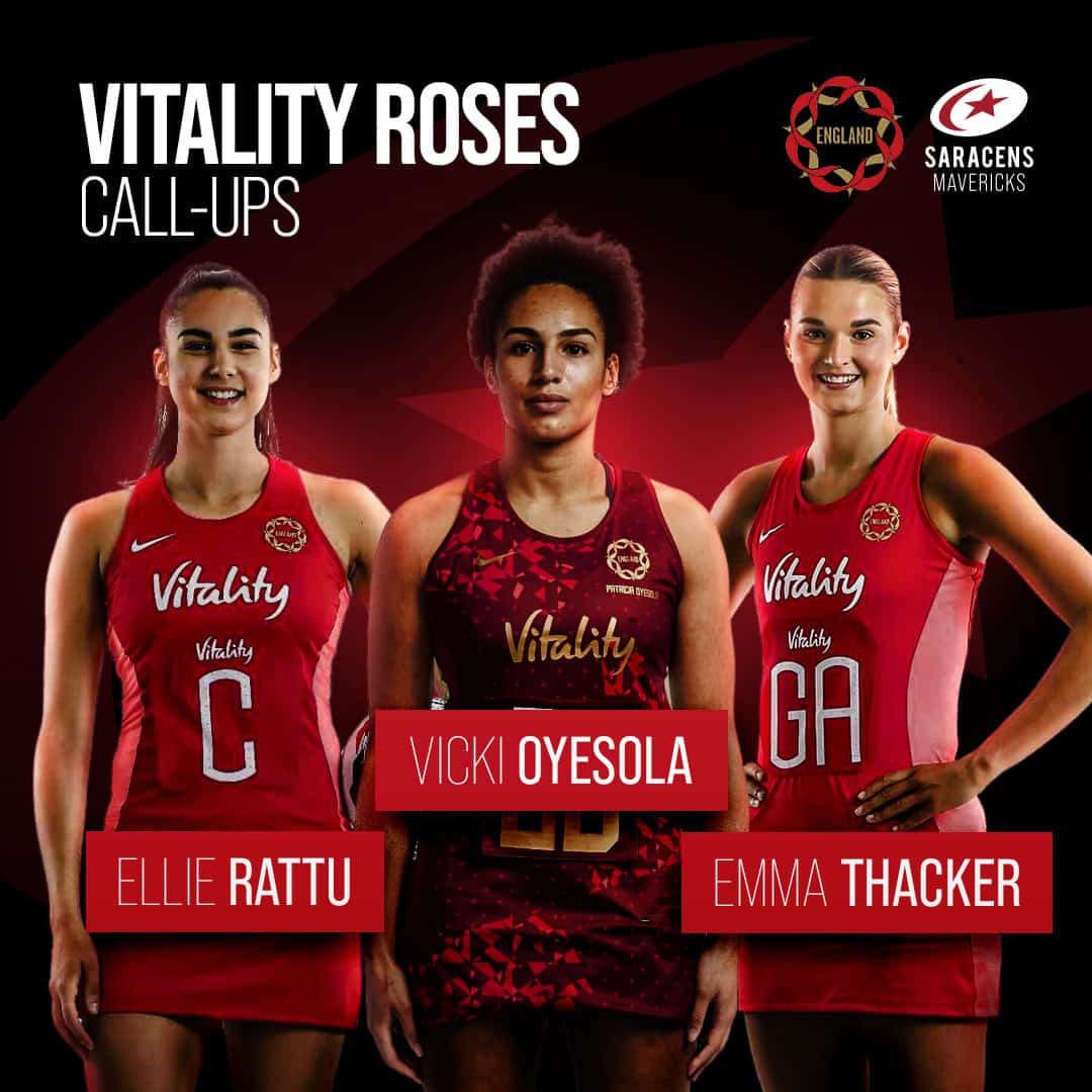 Three Mavericks Selected for Vitality Roses