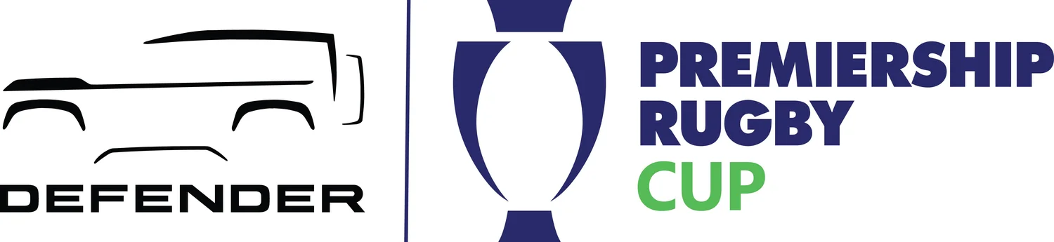 Defender Premiership Rugby Cup Logo