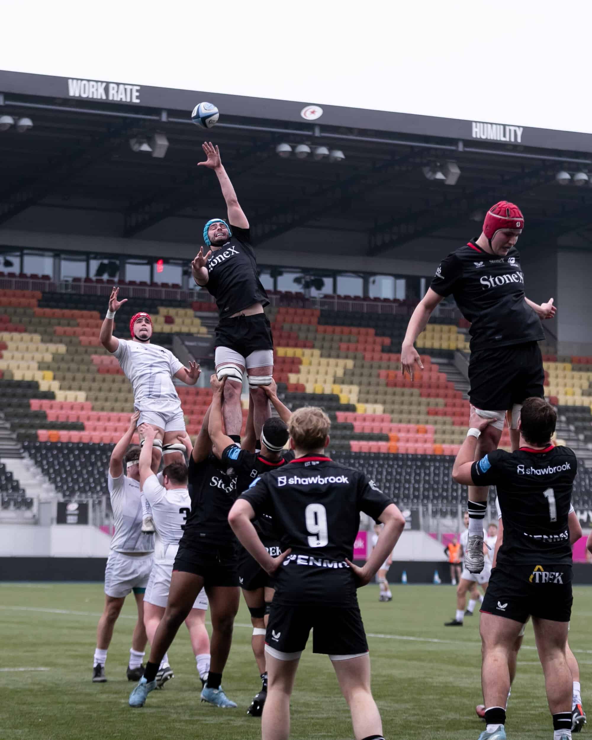 Saracens U18 V Exeter Chiefs U18 Photo: Juan Gasparini / Gaspafotos / Saracens