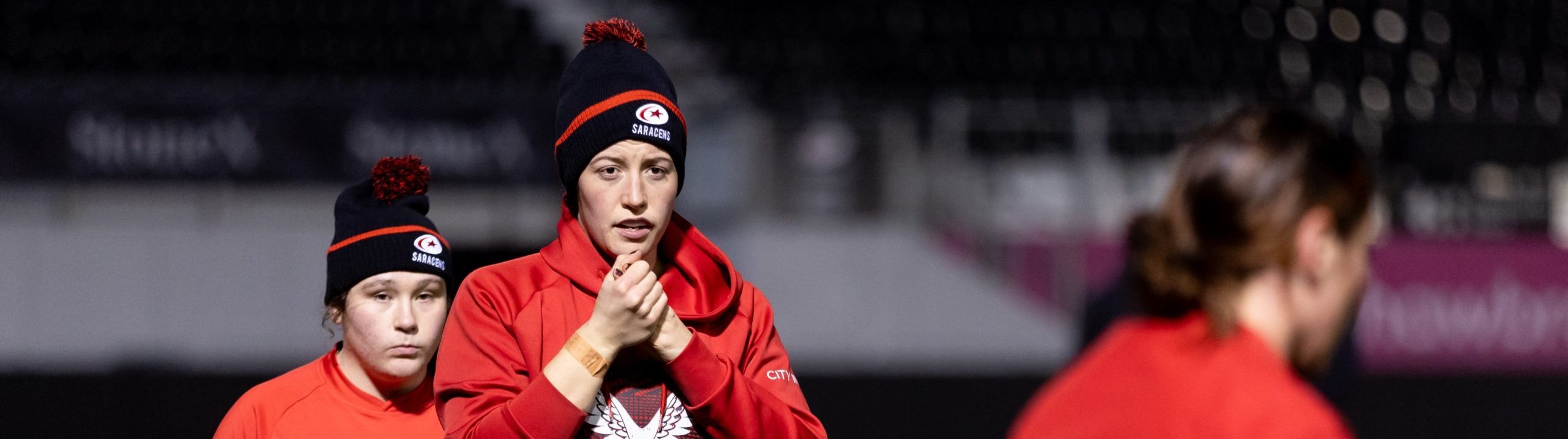 Saracens women training session