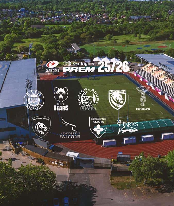 Saracens 2025/26 Gallagher Prem Fixtures!