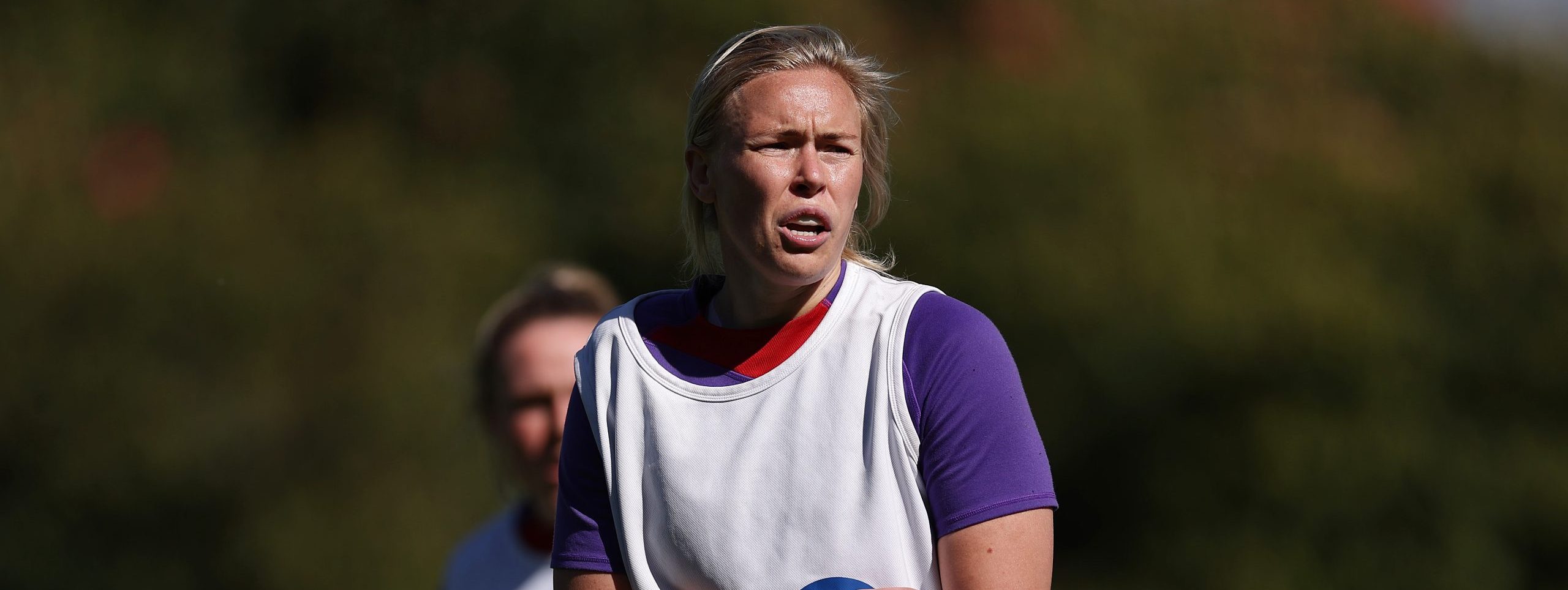 England red roses training session