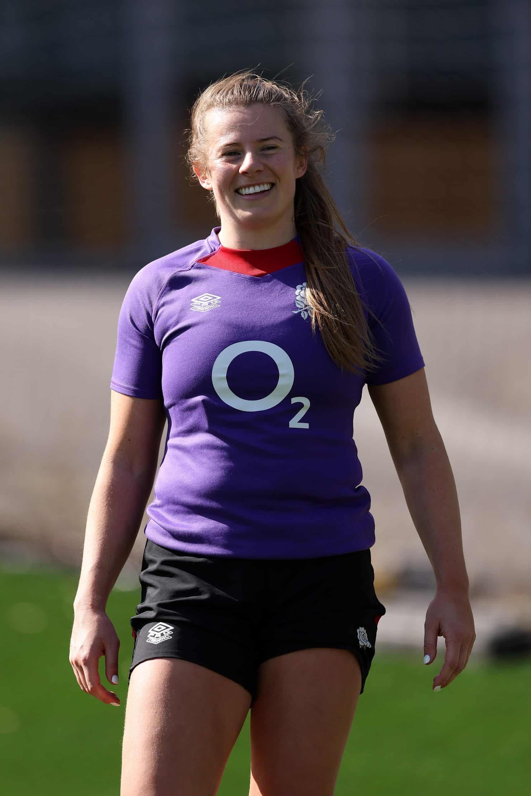 England red roses training session