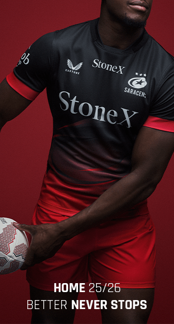Saracens 000 kit launches 25 26 home club requirementspopup banner mobile 350x650 min