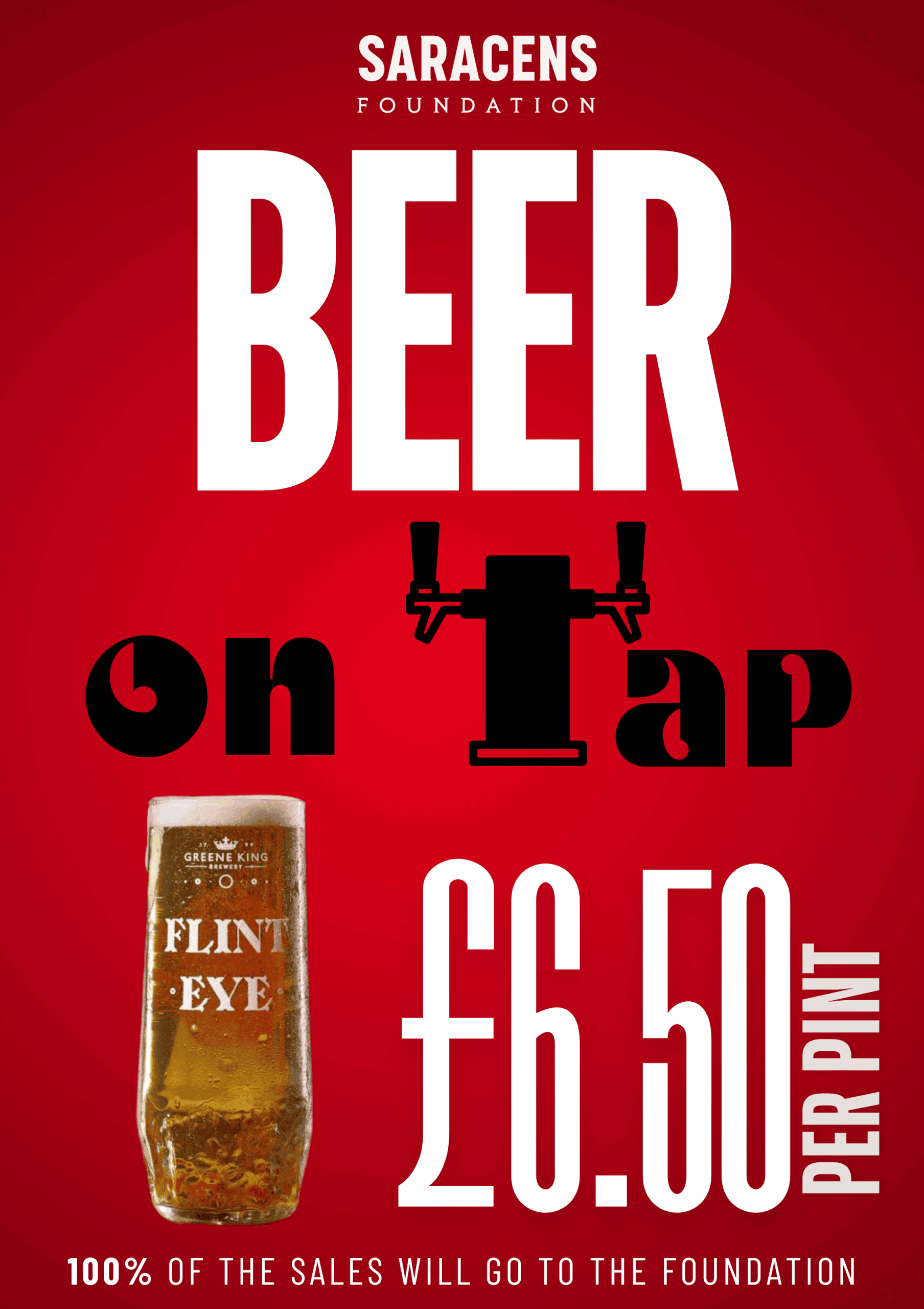 Beer On Tap Sign